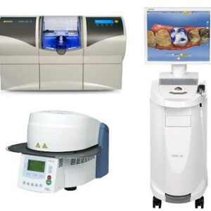 Sirona Dental Cerec AC Blue Cam CAD CAM Scanner + MC XL Mill + Ivoclar Oven